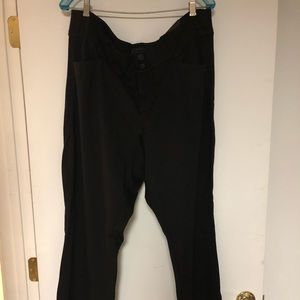 Torrid signature black ponte stretch trousers